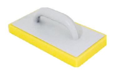 Taloche éponge fixe jaune 150 × 290 × 30 — référence 122/G