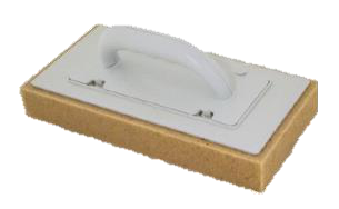 Taloche éponge démontable couleur tabac 150 × 290 × 40 — référence 123