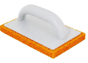 Taloche en caoutchouc orange 135 × 215 × 19 — référence 132